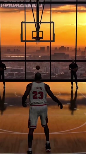 MICHAEL JORDAN BUILD ON A SUNSET SKY COURT IN NBA 2K26…🐐🌅👑