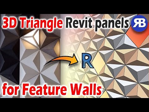 Revit Snippet: Create 3D Triangle Panels for Feature Walls