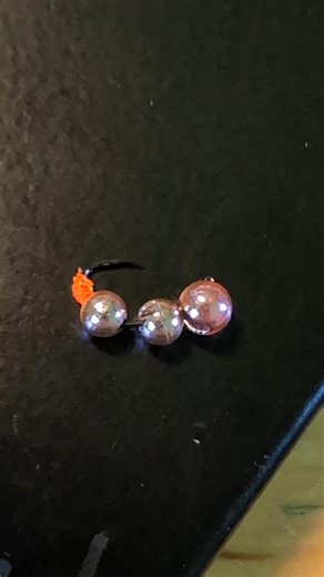 Making Super Simple Ice Fishing Jig from Tungsten Beads | ASMR - DIY #diy #flytying #asmr