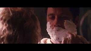 Girl, you take my beard away.. our award for the 'Most Romantic On-Screen Shave.' On a sultry afternoon, her soft hands spread the foam on his wet cheeks. He lifts his face, trusting her with the razor while she gets rid of the rough patches with gentle strokes. At the end, her soft cheeks test the smoothness of your skin. #discovershaving #bestshavingscenes | Bombay Shaving Company