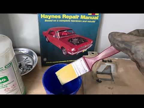 Quick way to treat rust. Mathew's Garage Winter Project 1965 Mustang Fastback (Episode 2)