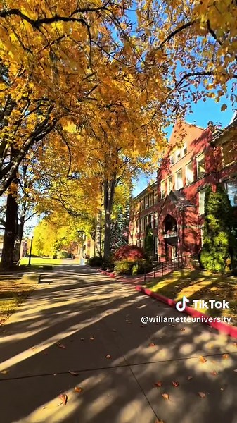 Hello October! We love the way the leaves change on campus every fall. #fall #fallleaves #collegecampus #willametteuniversity #autumn #autumnvibes #fallaesthetic #fallvibes