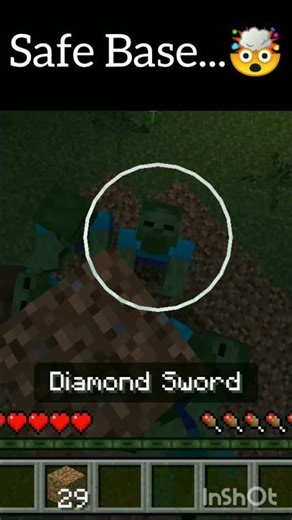 MINECRAFT Safe Base...!!😱🤯 #minecraft #minecraftviralhack #viralshorts #shorts #trending