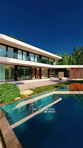 Villa Anca Ciolpani: Two-Story Modern Villa Design Ideas