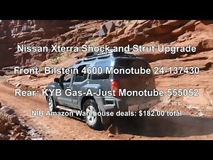 DIY / HOW TO: Nissan Xterra: Bilstein 4600 & KYB Gas-A-Just Monotube Shock & Strut Upgrades