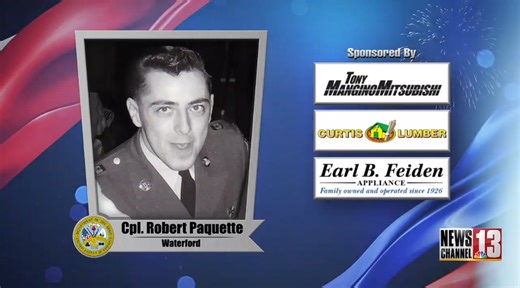We Salute You: Cpl. Robert Paquette