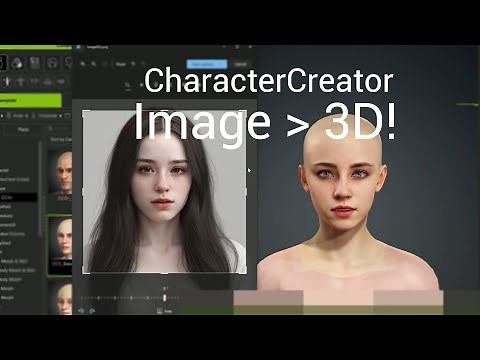 120s! Image to 3d and import it to CharacterCreator