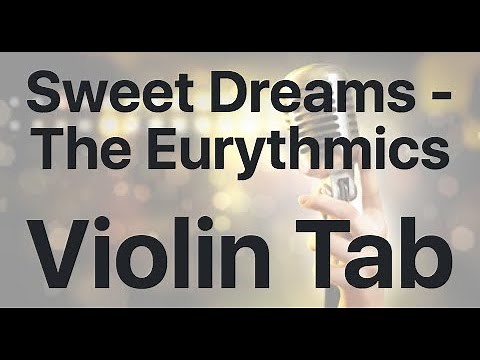Learn Sweet Dreams - The Eurythmics on Violin - How to Play Tutorial