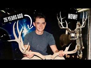 I MOUNTED My FAVORITE Deer Antlers | How to mount Shed Antlers!