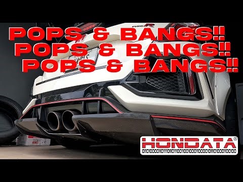 Hondata Pops & Bangs on the FK8 Honda Civic Type-R Sounds Ridiculous.....