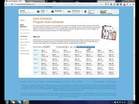 Slim in 6 Workout Schedule Online Calendar
