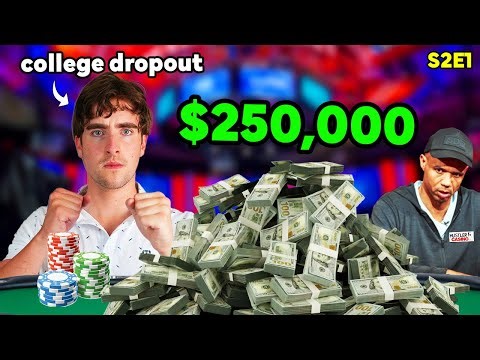COLLEGE DROPOUT vs HUSTLER CASINO (I Dropped Out of College to Play Poker: S2)
