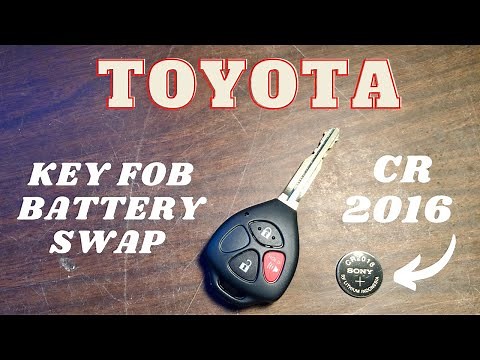 2011 Toyota RAV4 Key Fob Battery Swap CR2016
