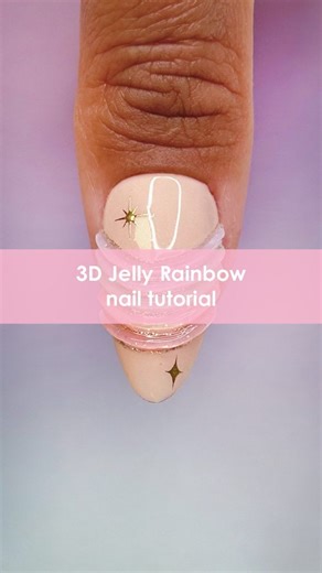 37K views · 78 reactions | 3D Jelly Rainbow Nail Tutorial ✨ Comment "JELLY RAINBOW" for everything you need to create this look! Save & share for pride & summer nail inspo! ️‍✨️‍⚧️ ✨ ✨ ✨ #rainbownails #pridenails #pastelnails #jellynails #summernails #glitternails #3dnails #diynails #summernails2024 | Daily Charme | Facebook