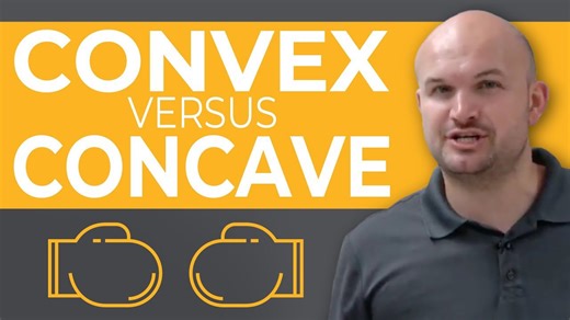 What is the difference between convex and concave