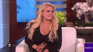 Jessica Simpson appeared on Ellen DeGeneres to set the record straight about having kids. | Yahoo News
