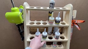 CNC Router Files Caulk Tube Holder, CNC Files for Wood Caulk Tube Organizer Storage Rack - Etsy