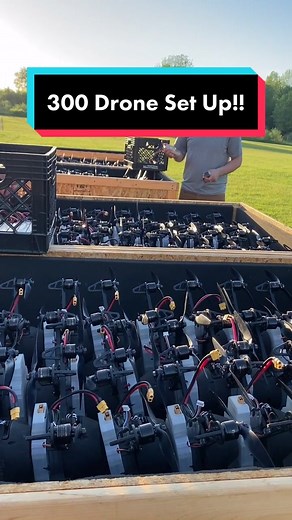 Setting Up 300 Drones for a Spectacular Light Show
