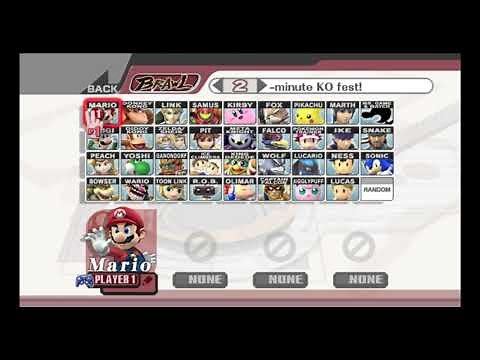 Super Smash Bros Brawl All Characters