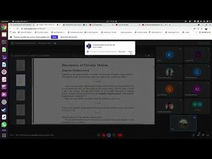 UNZA PHY 1015 Lecture 7A Part 1 Group I Description Circular Motion in a Plane 1 July 2021