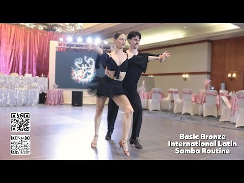 Basic Bronze International Latin Samba Routine by Mikhail Kolosov & Elina Semka