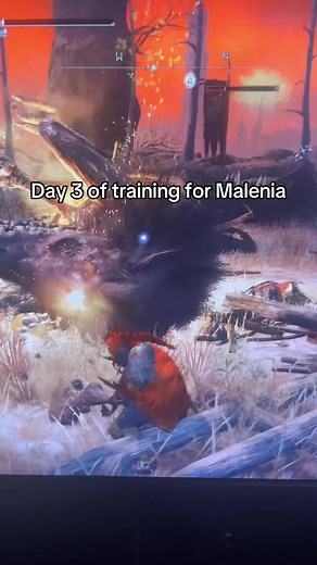 Elden Ring Malenia Training Progress: Day 3