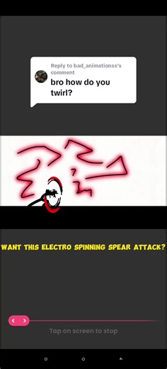 Stickman Animation Tutorial: Electro Spinning Spear Attack