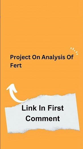 Project On Analysis Of Fertilizers For Class 12