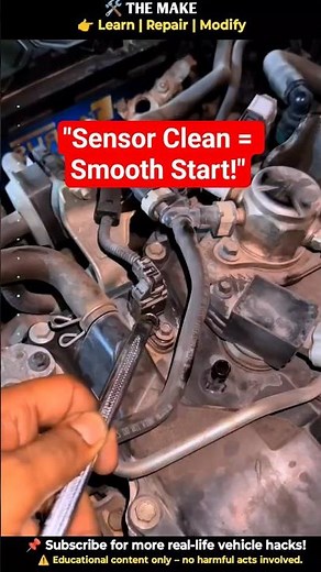 🔧 Clean Camshaft Sensor Fast | No More Engine Delay!#automobile #diy