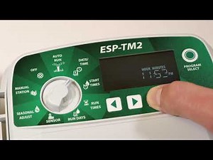 Programming a RainBird Irrigation Controller