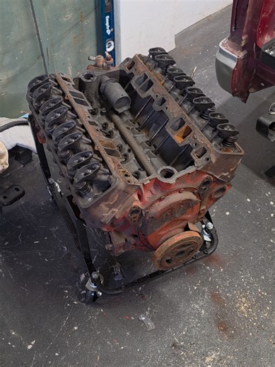 Starting the tear down on the 327, this isn't looking so good. Do you see what I see? #sbc #sbc327 #chevysmallblock #2026 #rebuild