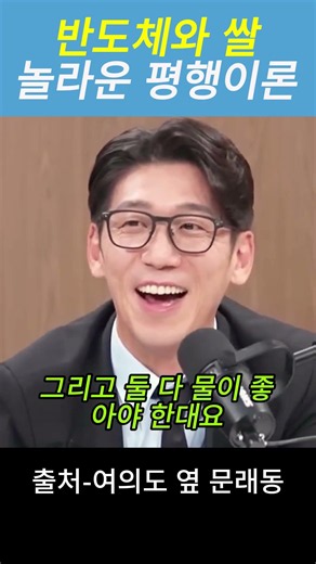 쌀이 있는 곳에 반도체가 있다? 기적의 삼단논법
