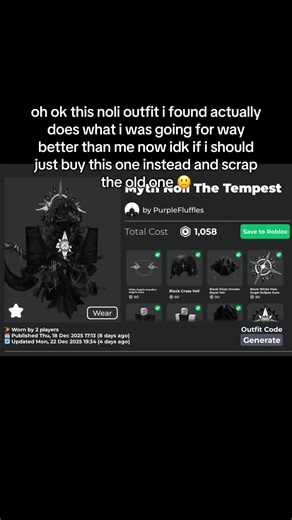 Noli Outfit: A Closer Look at Roblox Cosplay