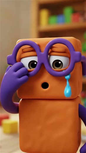 2 + 2 + 2 = 6! 🌈 Numberblocks Tower Power! #shorts #numberblocks #countingforkids #clayart