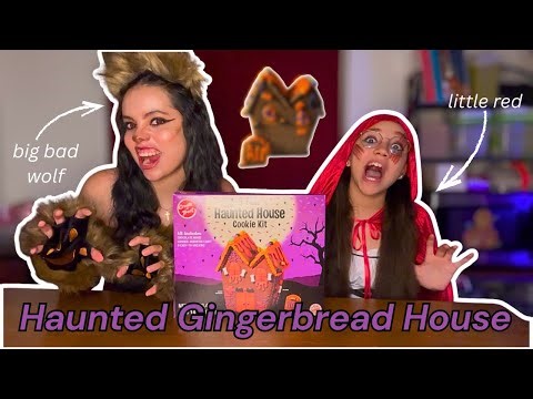 aunted gingerbread house 🏚️🎃 (big bad wolf & little red edition)🐺❤️ | Haley WC