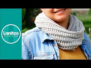 Easy Crochet Infinity Scarf (Step by Step)