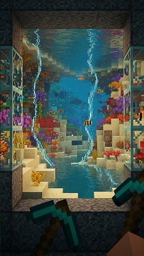 CRAZY Warm Ocean Paradise Technique You NEED to Try (Minecraft Coral Reef 2025) #Shorts