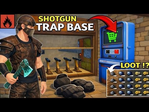 SHOTGUN TRAP BASE - PVE SERVER-OXIDE SURVIVAL ISLAND || Python Oxide ||