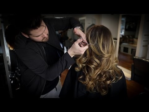 Long Layered Haircut Tutorial | MATT BECK VLOG 99