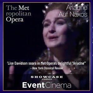6.1K views · 26 reactions | The Met Opera is back at Showcase March 12 & 16! Get your front-row seats to Ariadne Auf Naxos, today. Tickets: https://bit.ly/Ariadne-SC | Showcase Cinemas US | Facebook