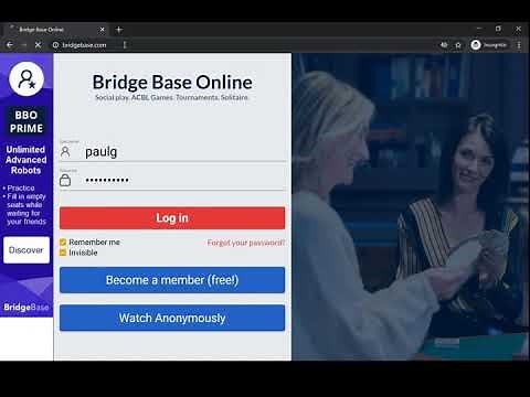 Accessing played hands on BBO