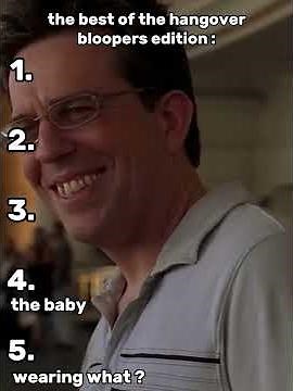 the best of the hangover bloopers edition