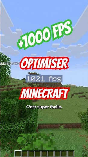 Comment optimiser Minecraft et gagner des centaines de FPS ! #minecraft #optimisation #mods