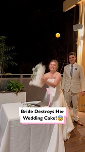 4.2M views · 8K reactions | Bride destroys her wedding cake in front of everyone!  | Four Nine | Facebook