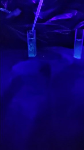 Carbon Quantum dots under UV light synthesized through hydrothermal method