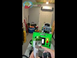 300 Watt Pulse Laser Air Conditioned by Alien Laser Cleaning