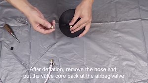 Water Shut Off Airbag with Long Hose, 4 Inch Inflatable Pipe Plug, Pipe Test Plug, Test Ball Plug, Used for Drainage Pipe, Sewage Pipe Temporary Water Blocking, Closed Water Test