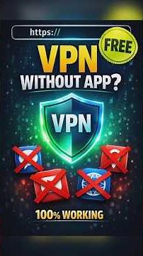 Use VPN WITHOUT Any App 😱 | FREE & Hidden Trick #smartphone #update
