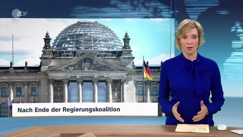 ZDF heute Sendung vom 08.11.2024