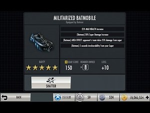 Injustice Mobile: A Study in Gears -- (Militarized) Batmobile (demo w/ AO Batman)